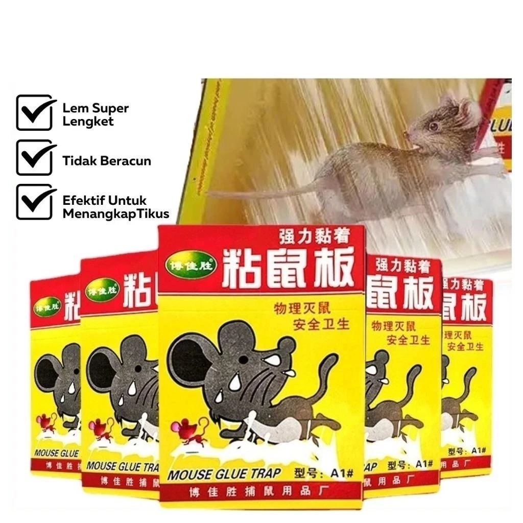 XT021 LEM TIKUS MUJARAB ALAT PEMBASMI TIKUS DAN KECOA PENJEBAK TIKUS