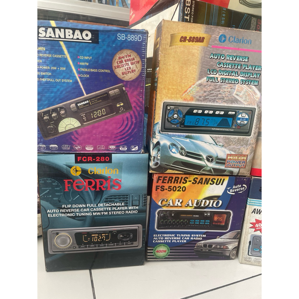 OBRAL CUCI GUDANG SALE RADIO MOBIL JADUL KASET PITA