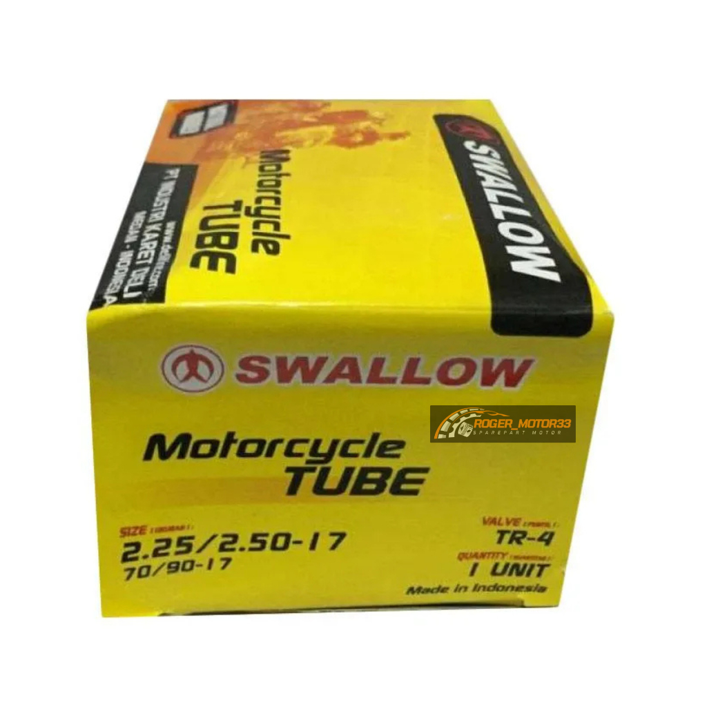 BAN DALAM MOTOR RING 17 UKURAN 225 250 SWALLOW