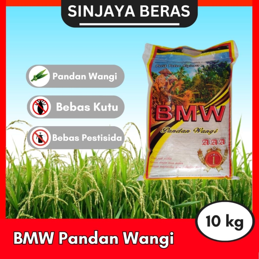 Beras BMW Pandan Wangi 10 Kg