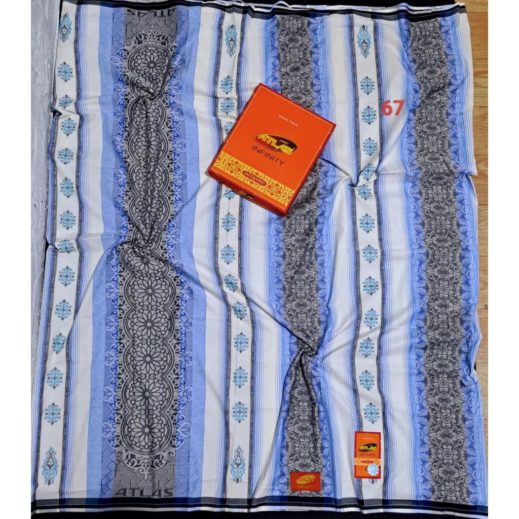 PROMO SARUNG ATLAS INFINITY JAGUARD SONGKET MOTIF TERBARU SERIAN HITAM & PUTIH