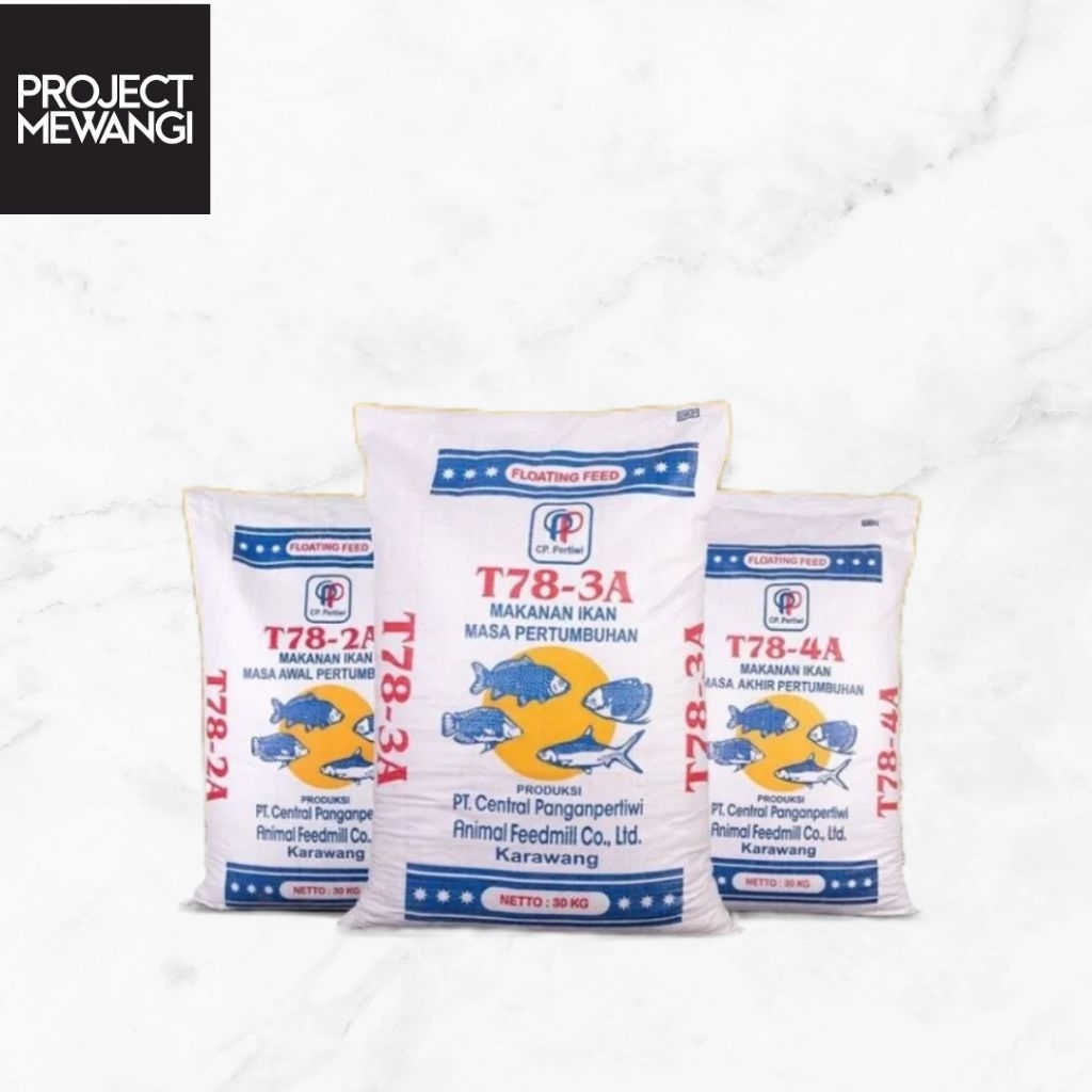 1karung/30kg Pelet Ikan Terapung T78-2A T78-3A