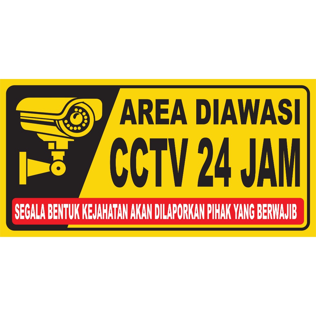 Stiker pengawasan CCTV ,stiker CCTV ,stiker peringatan CCTV ,stiker pantauan CCTV ,stiker CCTV