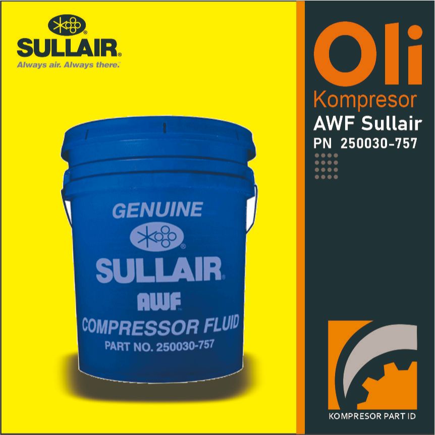 Oli Kompresor Sullair AWF 250030-757 Portable Oil Compressor Sullair AWF 250030757