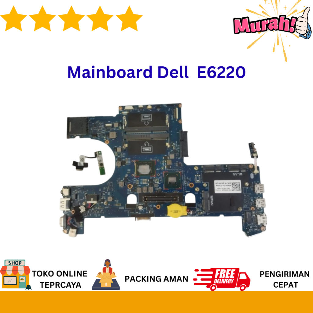 Mainboard Laptop Dell  6220 E6220E Seken/Copotan