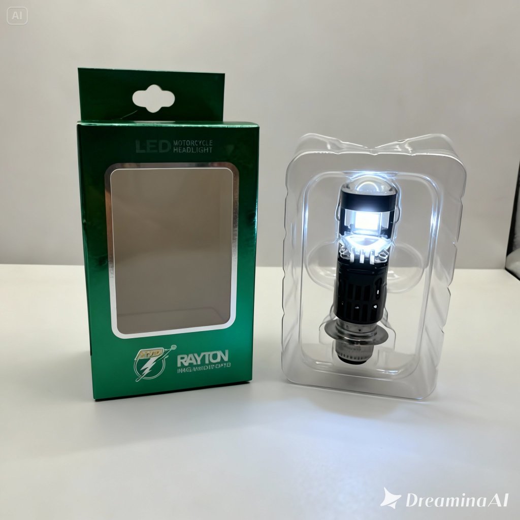 RTD Rayton M01R-A / M01R-B Lampu Utama H6 High Low AC DC 28 watt Full Aluminium