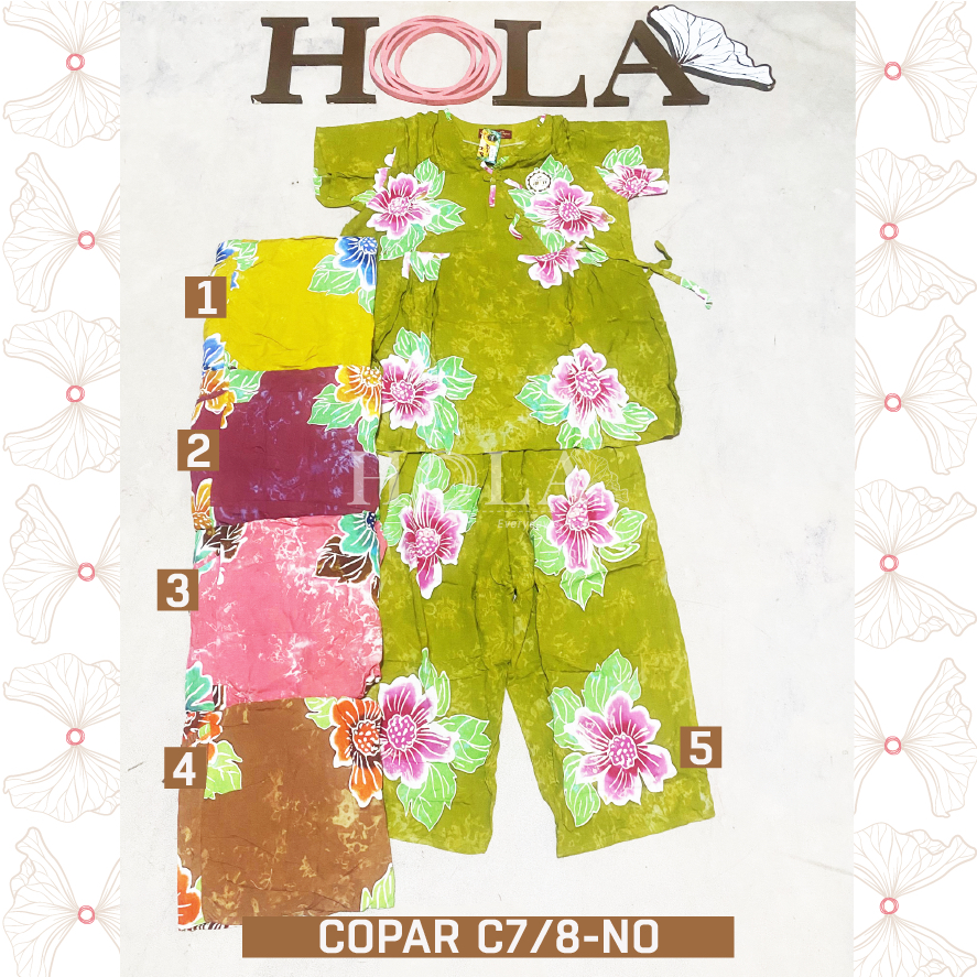 HOLA_FASH | SETELAN C7/8 CAP COPAR, SETELAN CELANA PENDEK COPAR