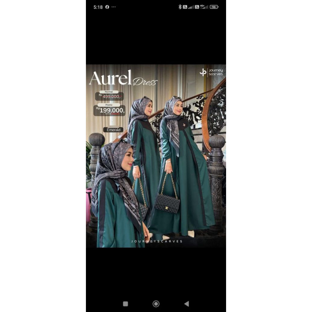 journey Aurel dress jp outer nyatu dengan inner
