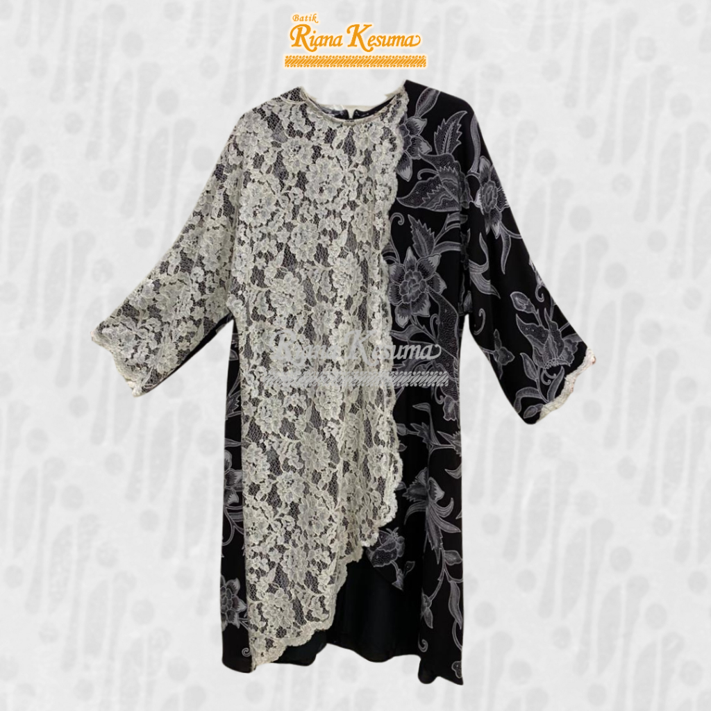 Batik Riana Kesuma - Atasan Tradisional Wanita Tunik Batik Tulis Sutra