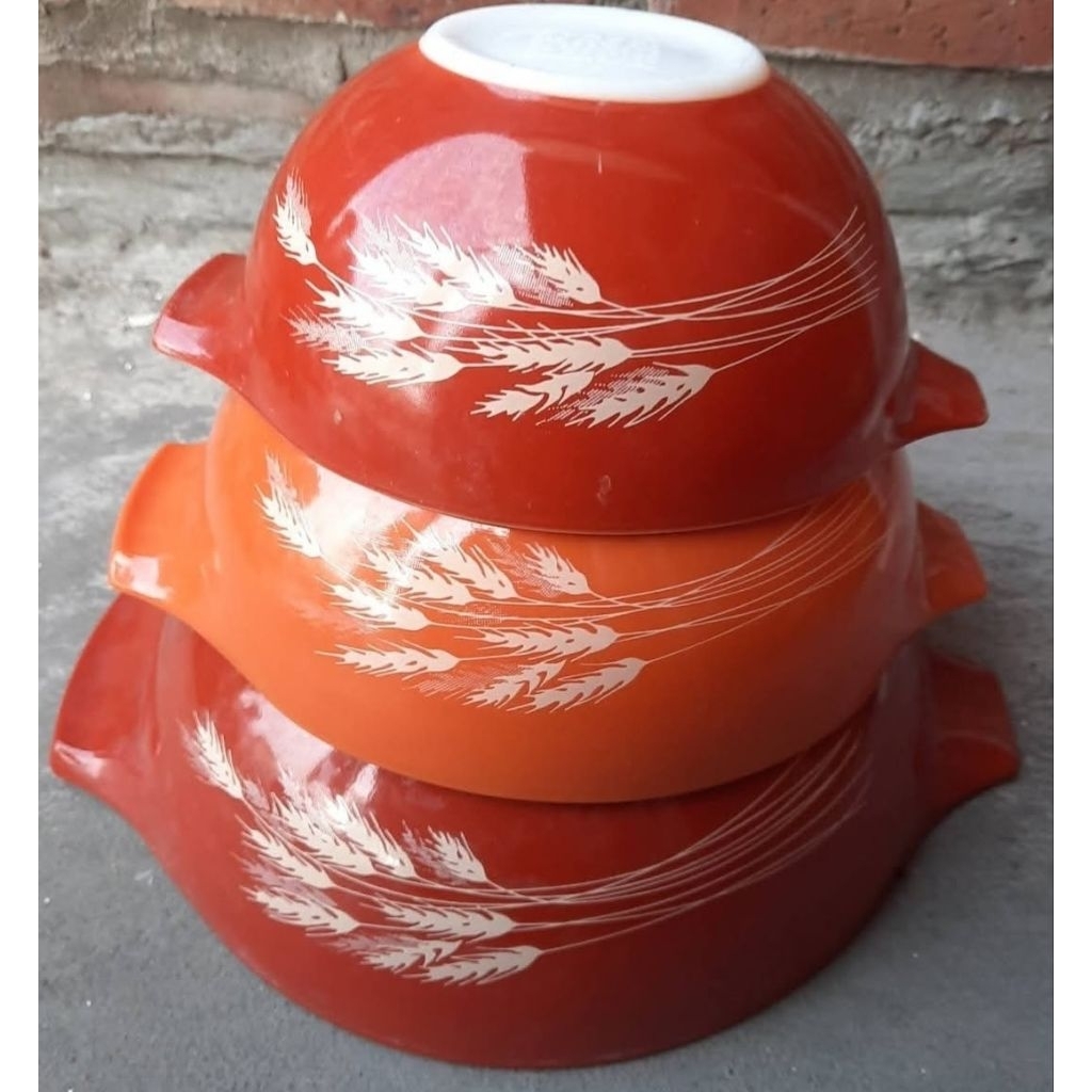 #mangkok oren #pyrex usa #keramik lama #vintage jadul #lawas