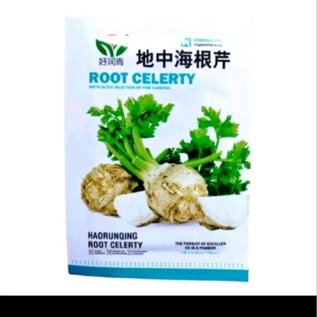 Benih seledri umbi Import kemasan premium