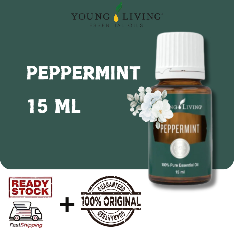EXP 2028 | YL Peppermint Essential Oil 15ml - Minyak esensial pepermin - Breathe easily