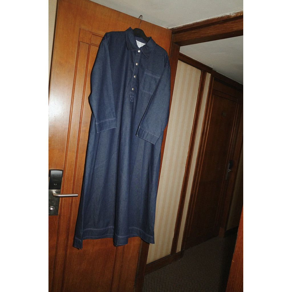 0912 abaya denim Elmadina