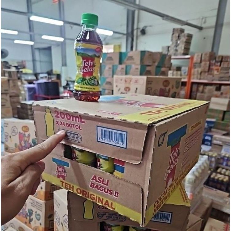 TEH GELAS BOTOL 200ML DUS ISI 24