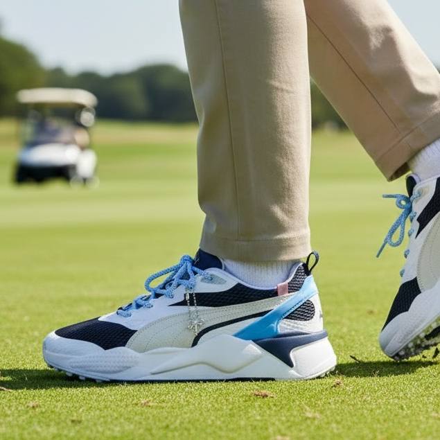 Sepatu Golf Puma X Ptc Gs-X Efekt Puma White-Deep Na 309780 01