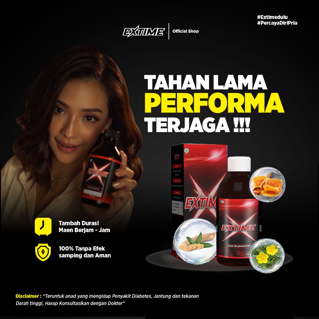 [BPOM] Madu EXTIME – Herbal Pria Dewasa Penunjang Stamina & Vitalitas (21+)