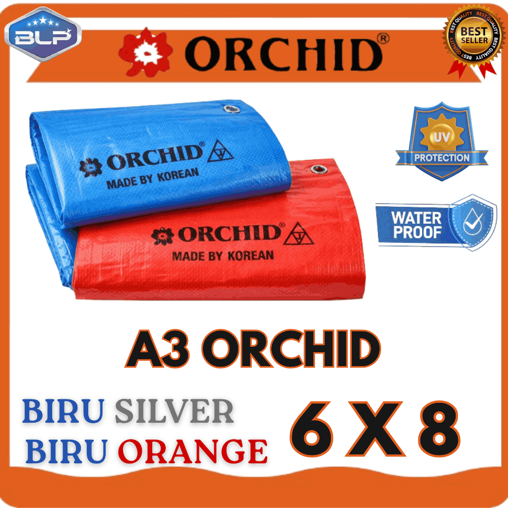 Terpal Orchid A3 6x8 Made In Korea