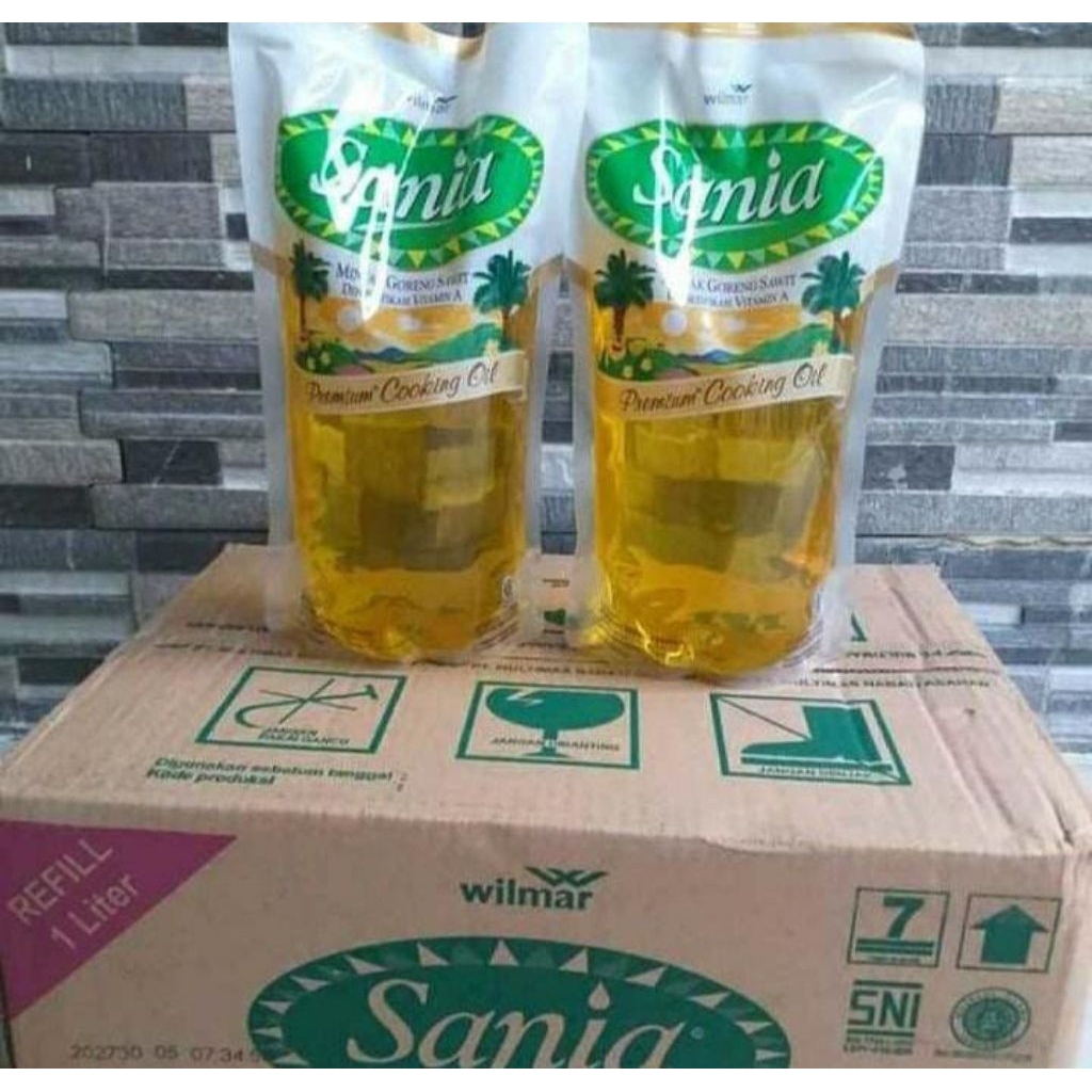 SIBRAYA Mart | Minyak Goreng Sania 1 Liter | Sania Minyak Goreng Pouch 1 Liter