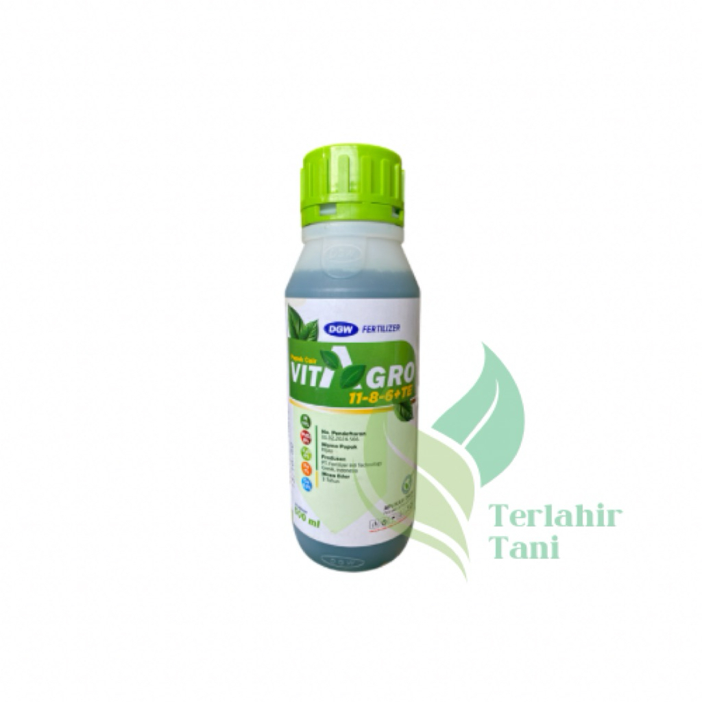Pupuk NPK Cair Vitagro 11-8-6+TE 500ml Gratis Kaos
