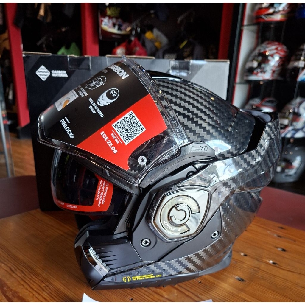 HELM MODULAR LS2 ADVANT X CARBON FLIP BACK