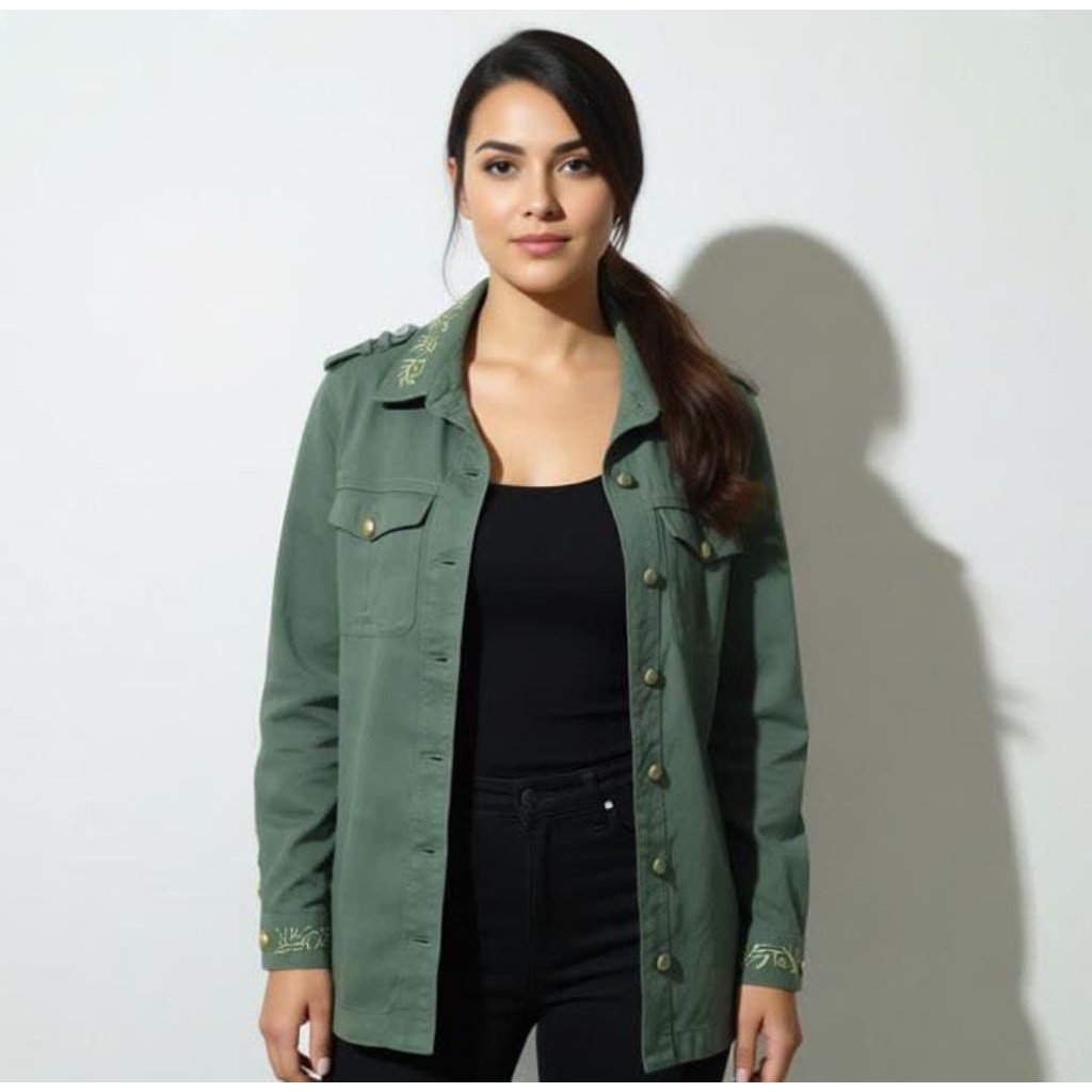 Jaket Zara Bordir