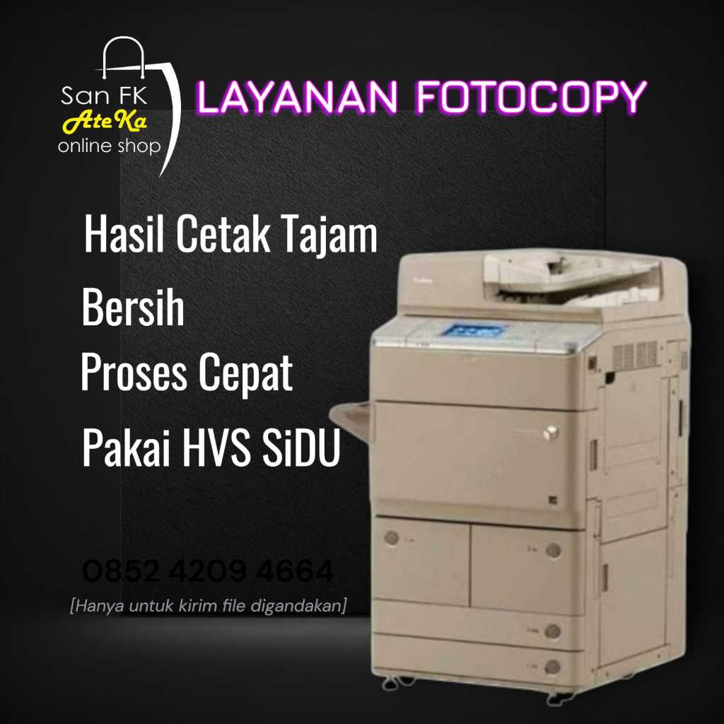 JASA FOTOCOPY / LAYANAN FOTOCOPY