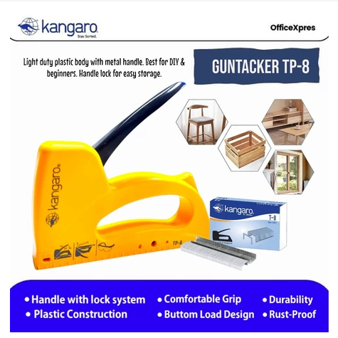 Hekter Stepler Stapler Tembak Kangaro TP-8/Y