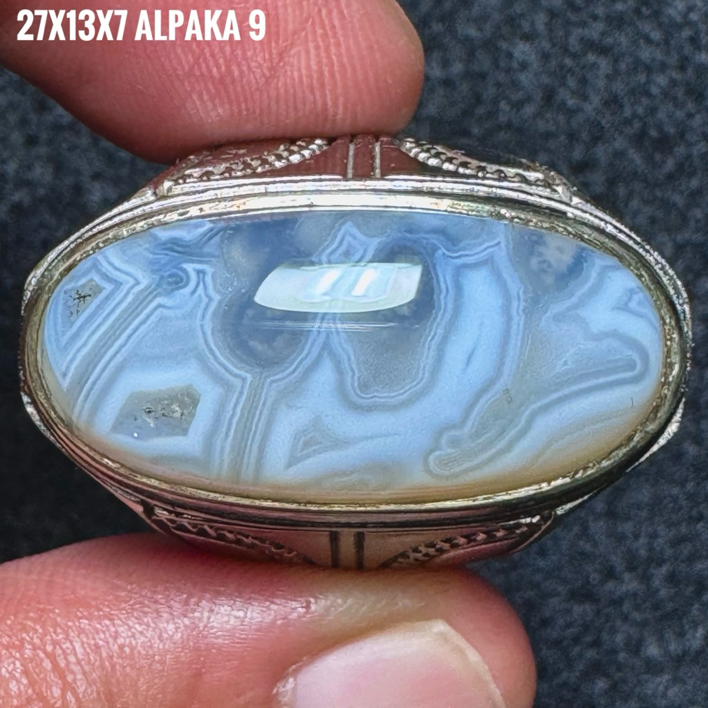 Cincin Batu Akik Natural Lafadz Allah