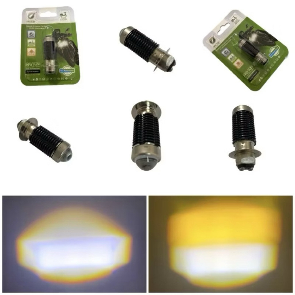 Lampu Led Motor H6 Laser M11S RTD RAYTON Putih Kuning 18 Watt Original
