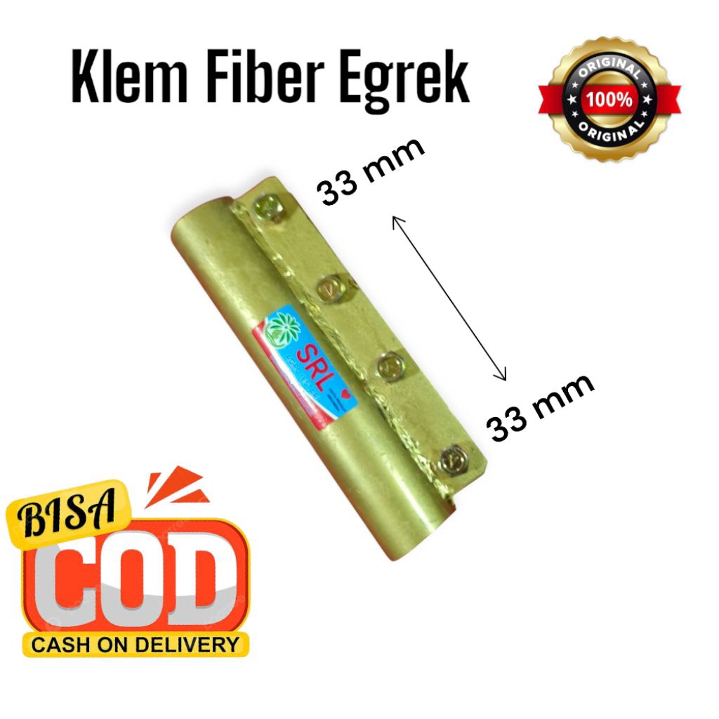 Klem pengunci Giber Egrek Panen sawit ukuran 33mm ke 33mm