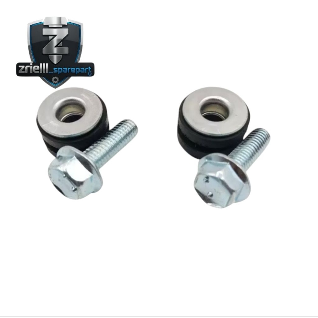 Baut Karet Bosh Dudukan Tameng Knalpot YAMAHA Mio Smile/Sporty Mio Soul Fino Mio J Mio M3 Soul GT XE