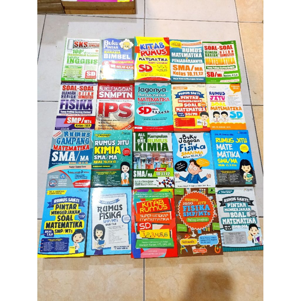 ( OBRAL PROMO BUKU MURAH ORIGINAL ) BUKU BIMBEL / RUMUS METEMATIKA SD / RUMUS METEMATIKA SMP / KANTO