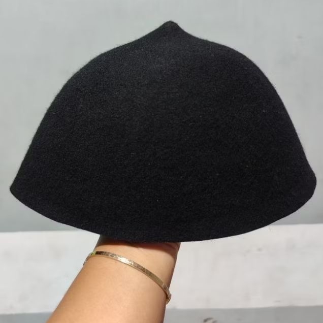 Peci Sholat, Laken Model Peci, Topi Sholat, Topi Peci, Topi Laken Peci, Songkok Sholat, Songkok