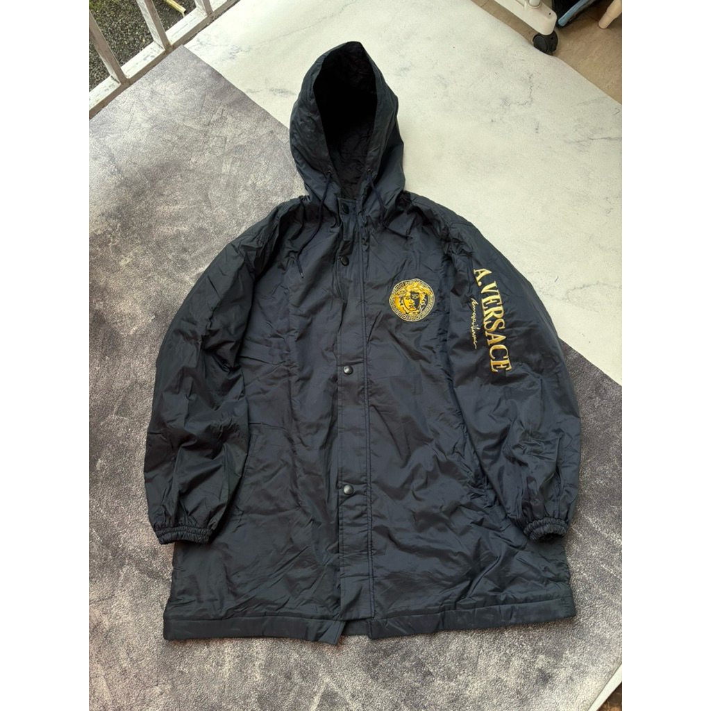 A.Versace Hoodie Back Logo Medusa Embroider