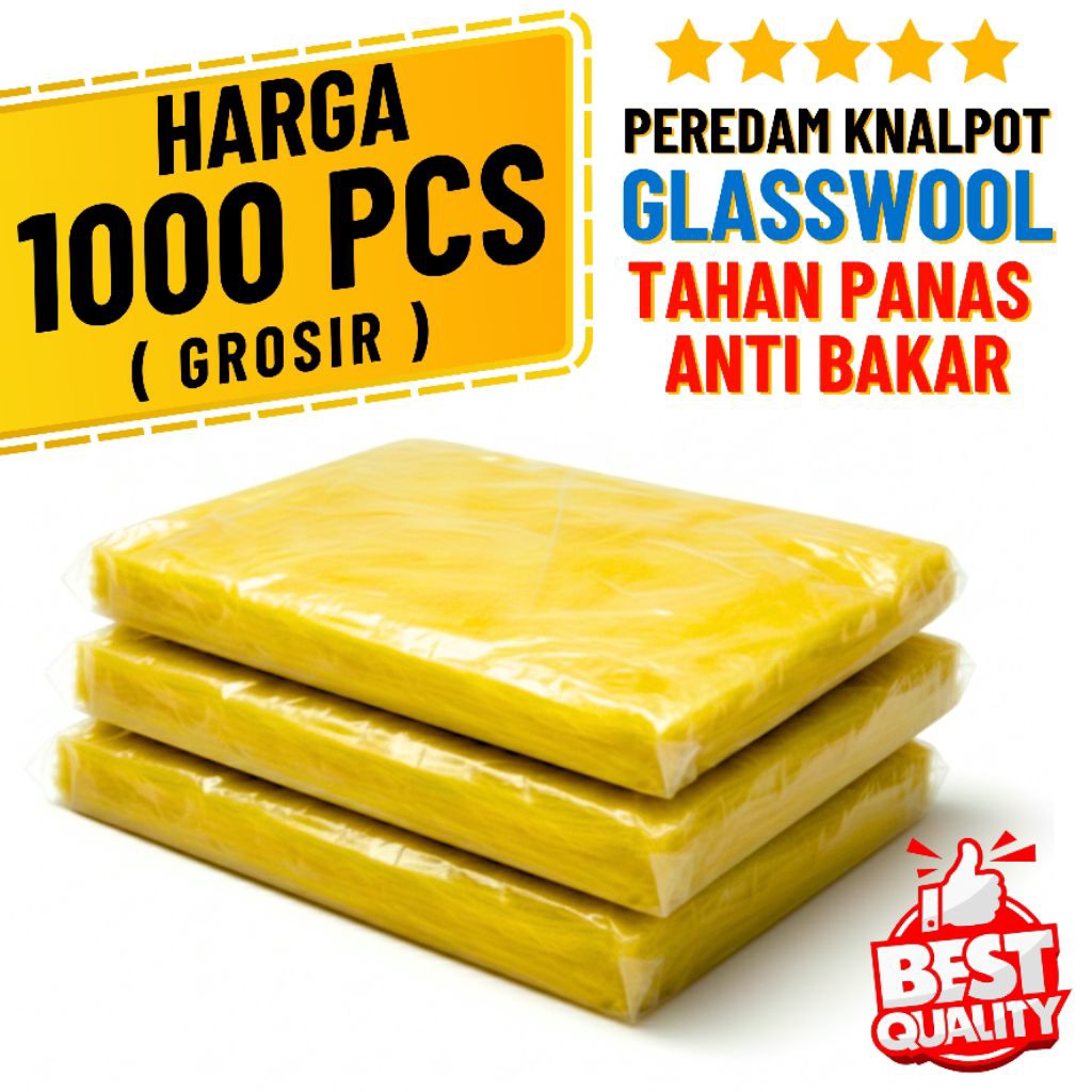 1 koli glasswool knalpot racing || gasbul kuning per-ikat 1 koli