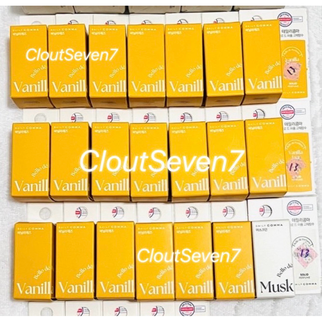 DAISO SOLID PARFUME (BALM) DAILY COMMA VANILLA