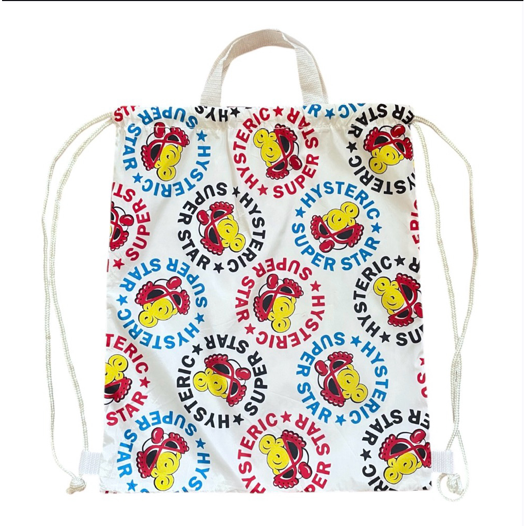 HYSTERIC MINI SUPERSTAR Vintage Knapsack Tas Serut Ransel