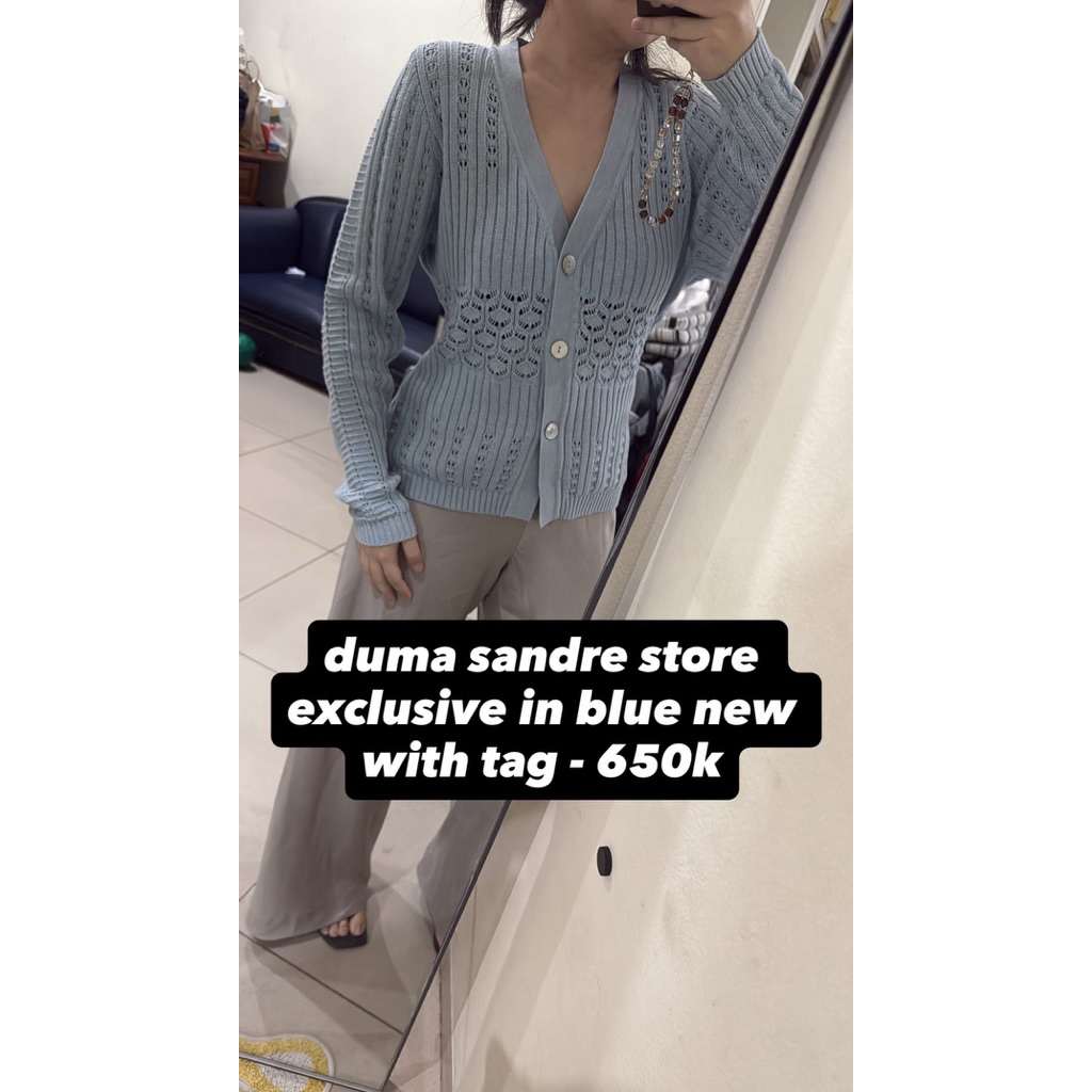 Duma Sandre Cardigan in Blue