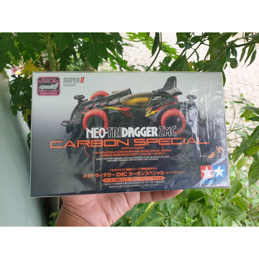 Original Tamiya Mini 4 WD Tridager ZMC Carbon Special