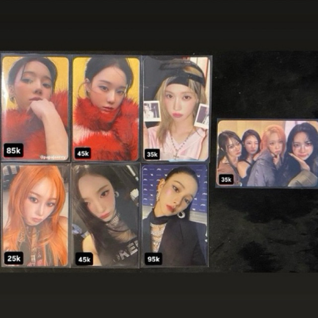 [READY] AAB AESPA KARINA WINTER NINGNING GISELLE RICHMAN WHIPLASH ARMAGEDDON