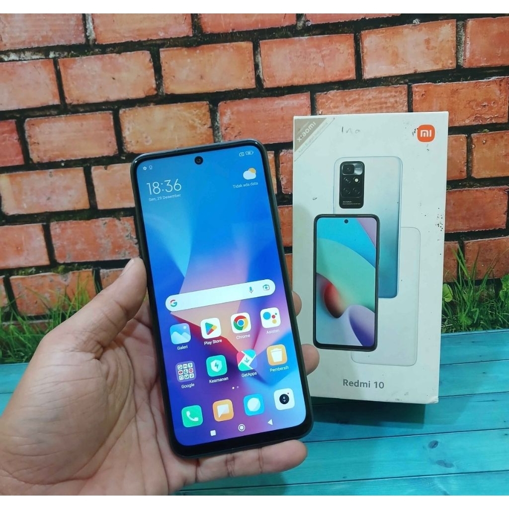 REDMI 10 2022 6/128 Second bergaransi