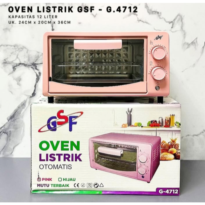 OVEN LISTRIK GSF 4712 WARNA / OVEN LISTRIK / OVEN MODERN