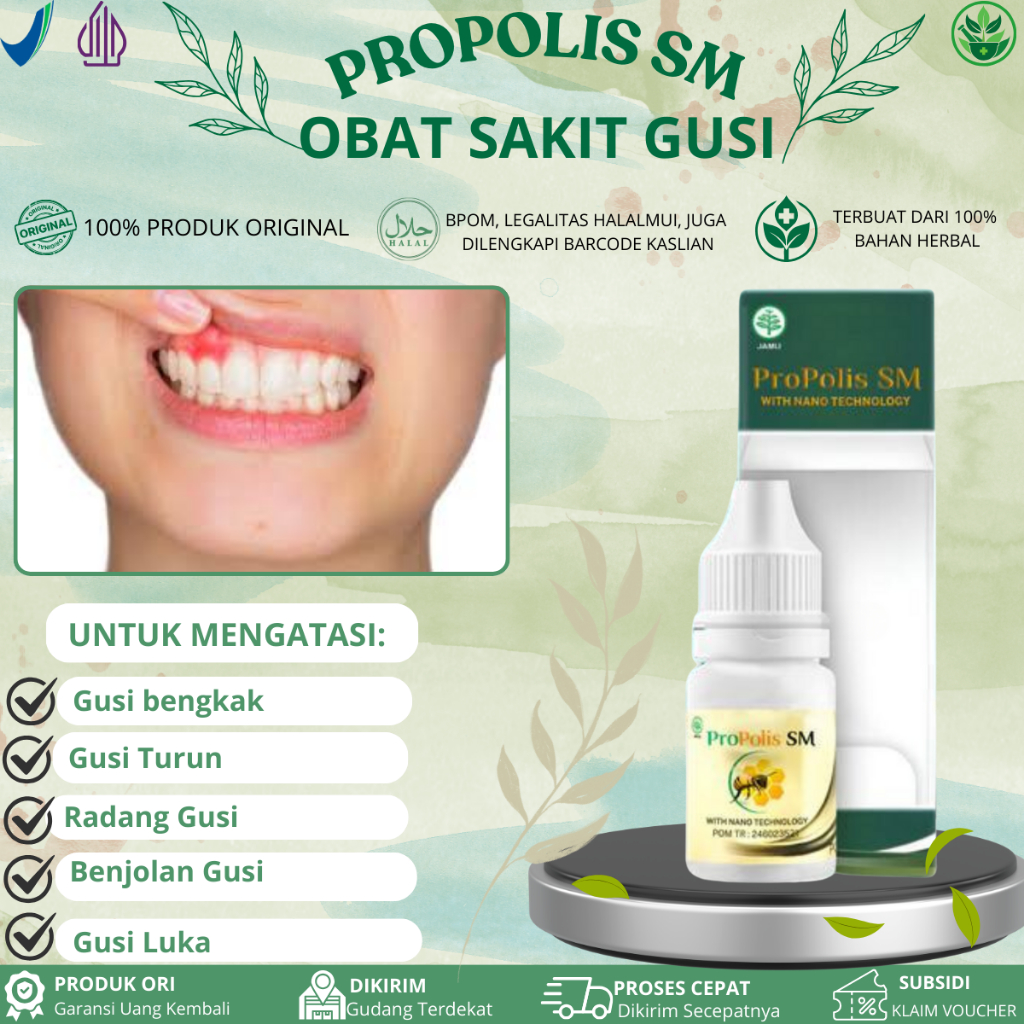 Obat Untuk Sakit Gusi, Radang Gusi, Gusi Bengkak, Gusi Berdarah, Gusi Bernanah, Resesi Gusi, Infeksi