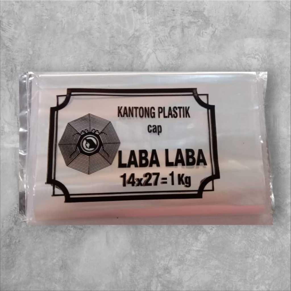 Plastik Laba Laba 1kg HT (bening)
