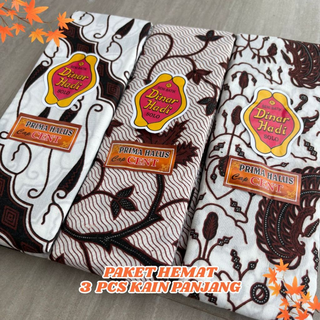 KAIN PANJANG BATIK DINAR HADI ASLI PEKALONGAN BERAGAM MOTIF