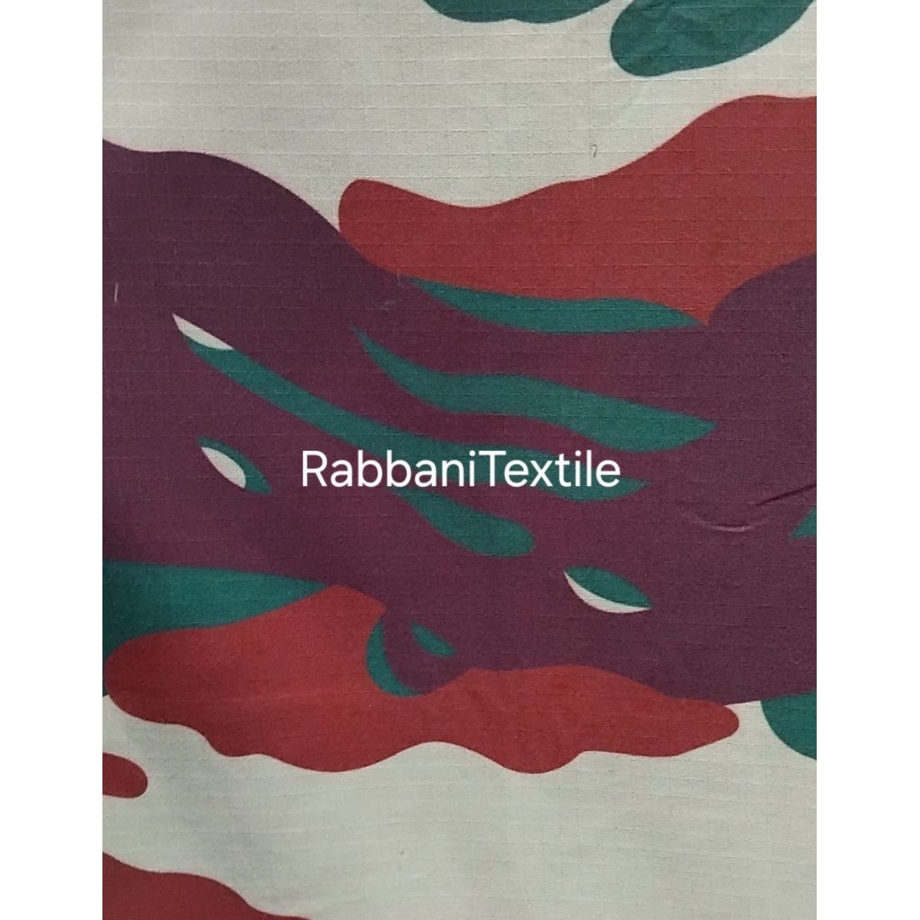 Kain Loreng Ripstop Kopasus Premium kain Loreng kopasus anti luntur untuk seragam TNI