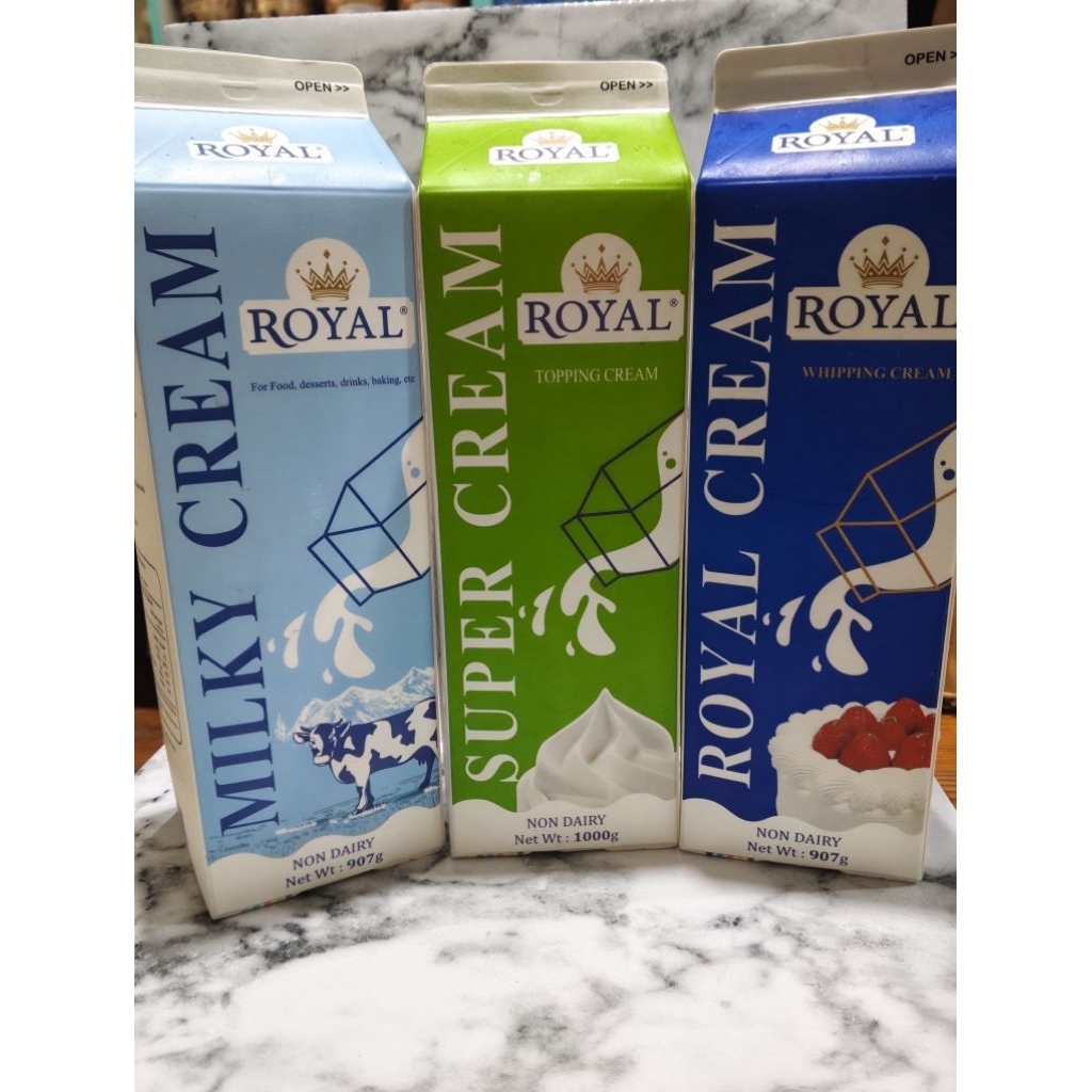 ROYAL WHIP CREAM WHIPPING CREAM / ROYAL WHIPPING CREAM CAIR 907GRAM