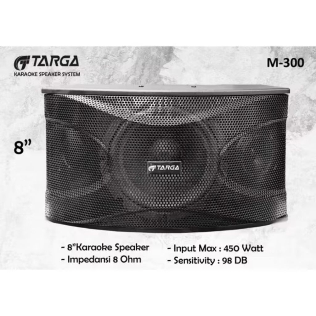 Speaker pasif targa 8 inch m300 karaoke pasiv m 300