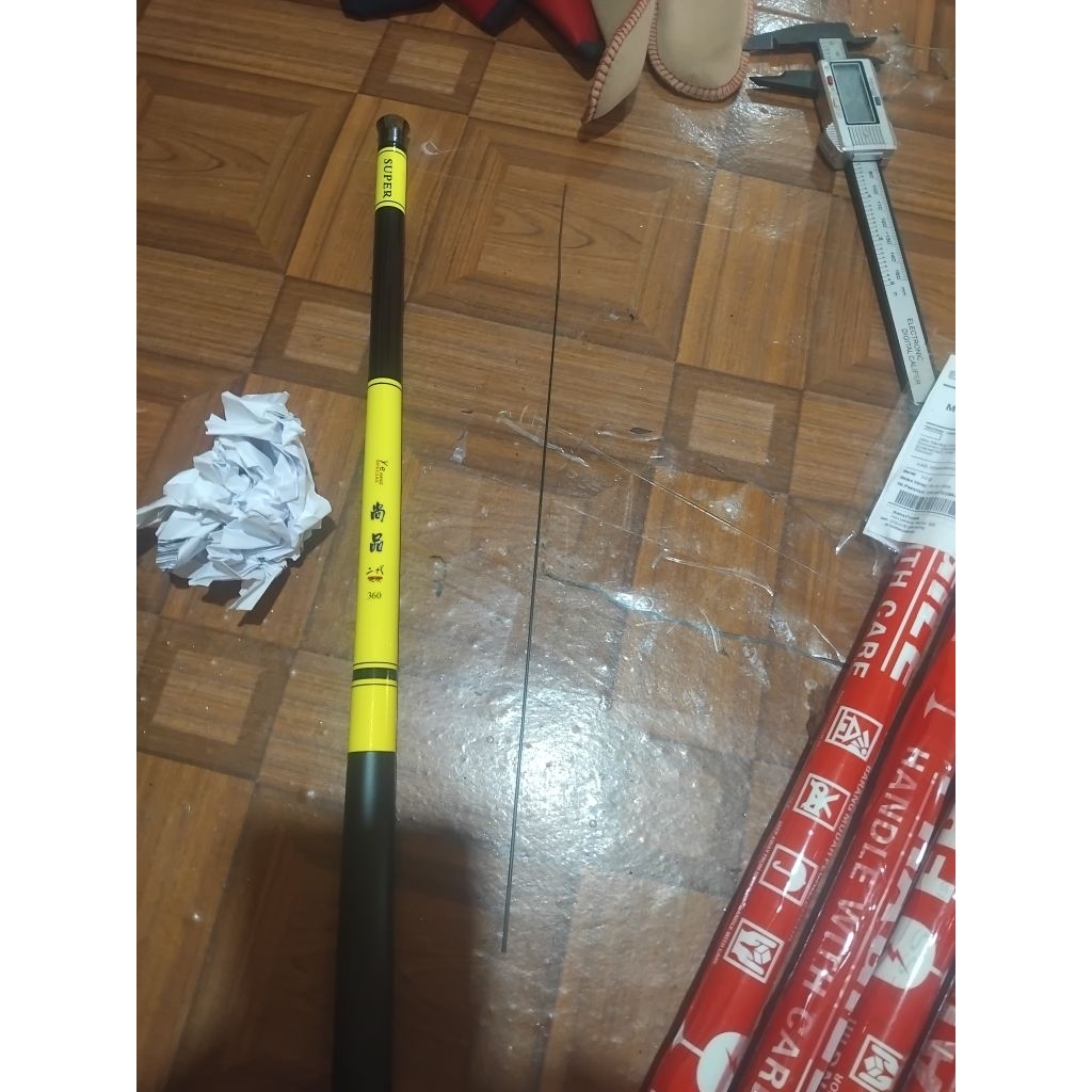 Joran Tegek Yehang Super Special Hijau Stabilo 360 Medium Hard