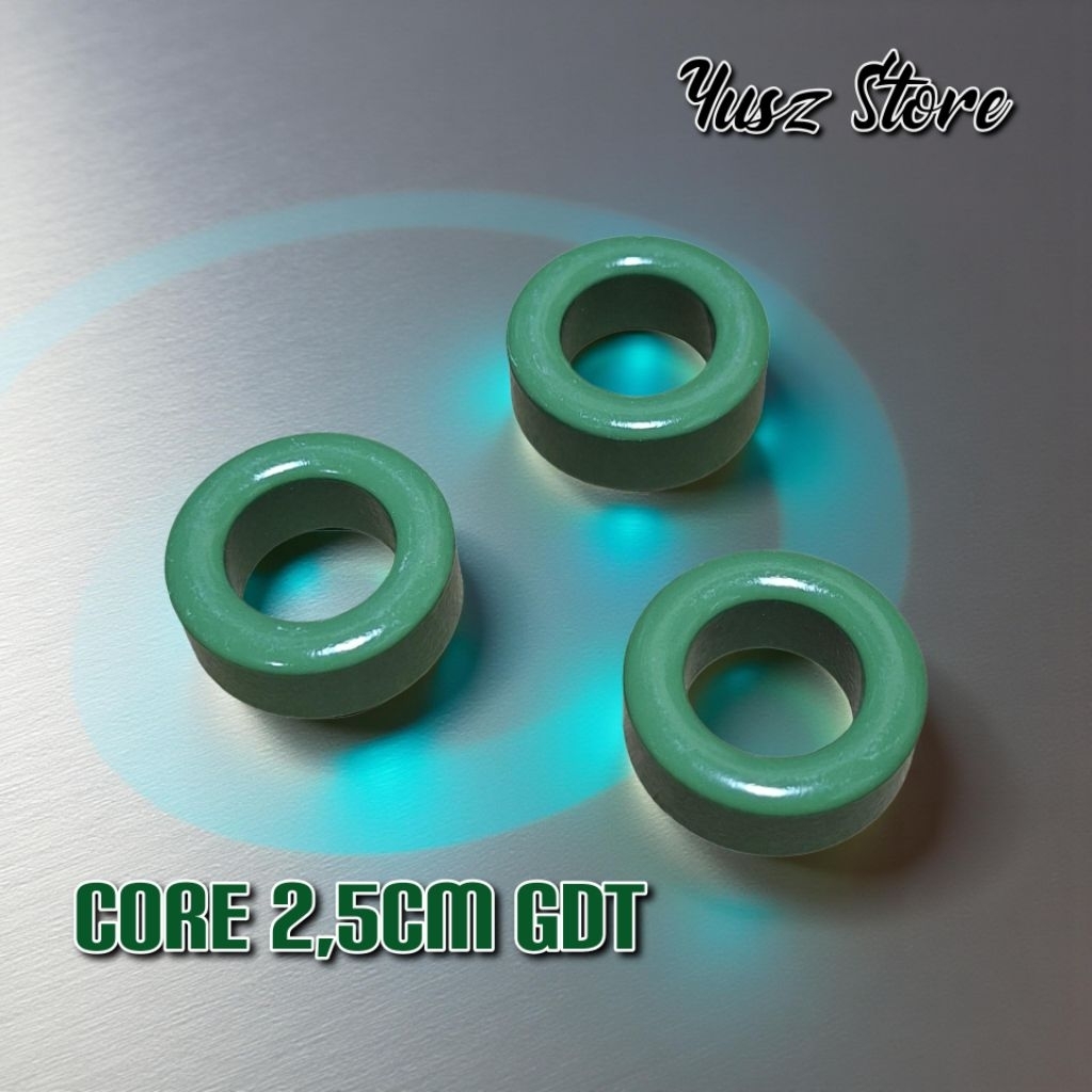 Core 2,5cm 2,5x1cm Hijau Untuk GDT SMPS Power supply unit